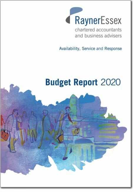 Rayner Essex Accountants Budget Report 2020