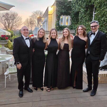 A team photo of very smartly dressed people attending the BBH Annual Dinner